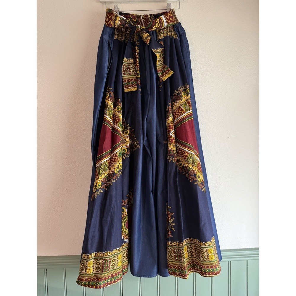 Denim Wide Leg Crop Women's Palazzo Pants Size OS‎
